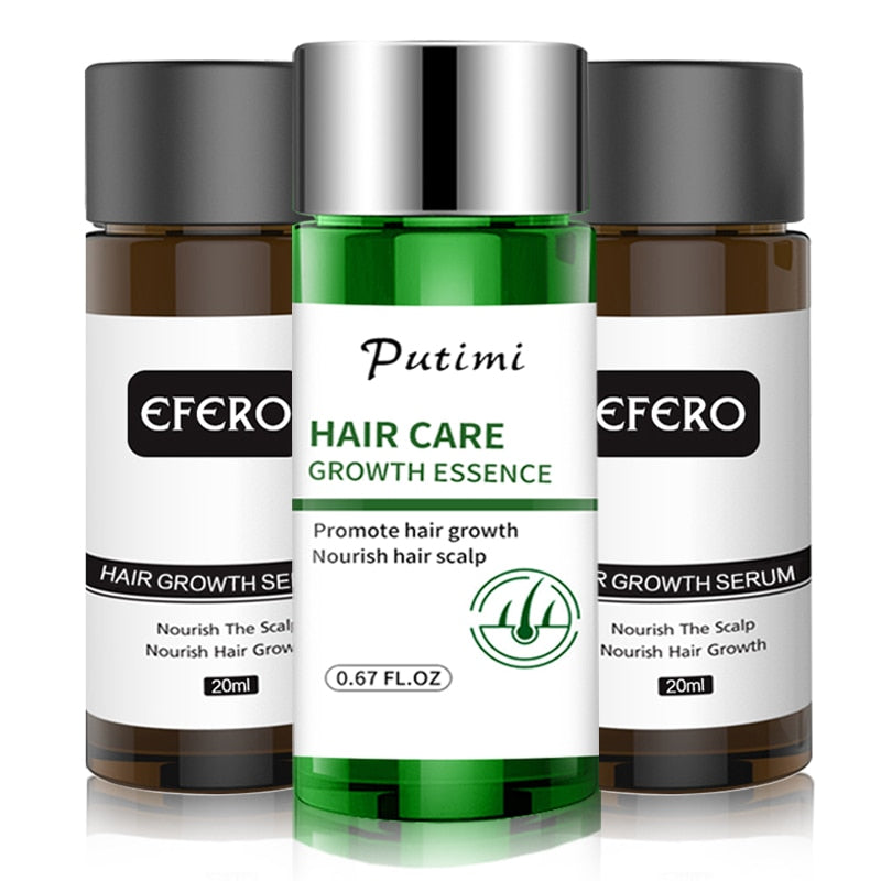 EFERO Hair Growth Essence Fast Powerful Hair Loss Product Beard Oil Growth Serum Essential Oils Hair Growth Treatment Hairs Care