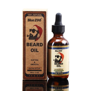 Natural Beard Oil 4 Tastes Beard Wax Balm Hair Loss Products Leave-In Conditioner for Groomed Beard Growth Health Care Tools