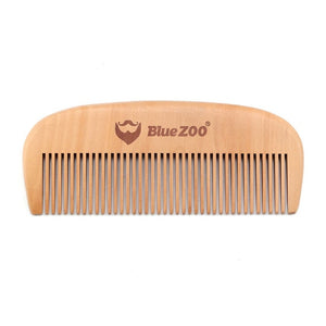 Blue Zoo Pocket Portable Natural Wood Pear Tree Comb Combs No Static Beard Comb Hair Styling Tool